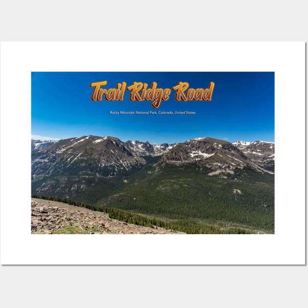 Trail Ridge Road in Rocky Mountain National Park Wall Art by Gestalt Imagery